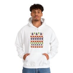 Alternative view of Halloween Ugly Sweater – Unisex Hoodie – Cozy, Creepy & Frightfully Festive
