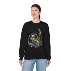 👶👽 Dancing Baby Xenomorph Unisex Sweatshirt – Alien Moves, Earthly Comfort - Image 8
