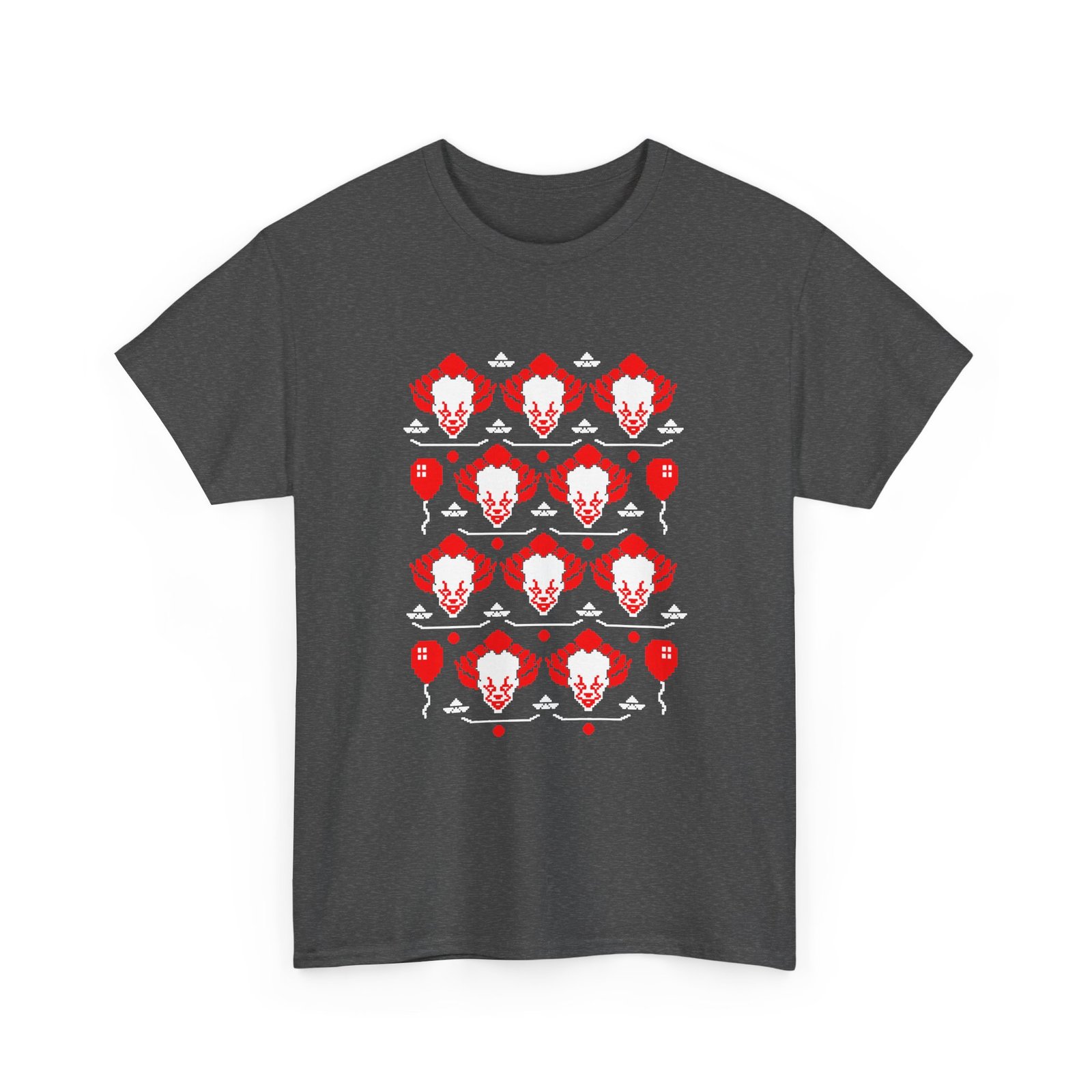 Scary Clown Halloween Christmas – Unisex T-Shirt – From Spooky Season to Scary Christmas - Image 21