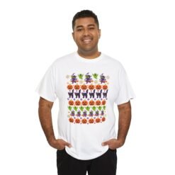 Halloween Ugly Sweater – Unisex T-Shirt – Spooky, Festive and Frightfully Fun - Image 3
