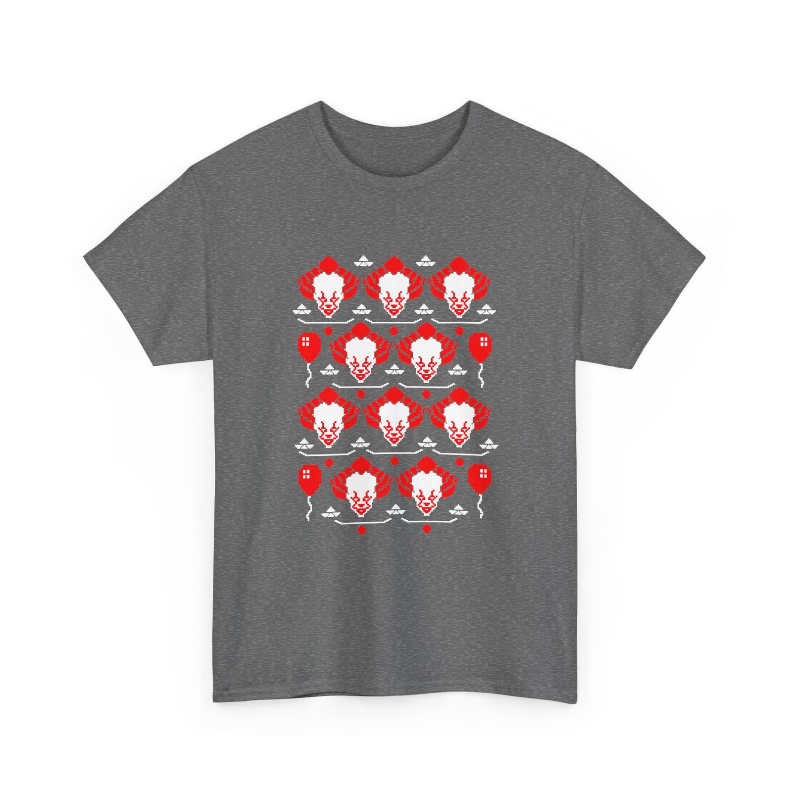 Scary Clown Halloween Christmas – Unisex T-Shirt – From Spooky Season to Scary Christmas - Image 22