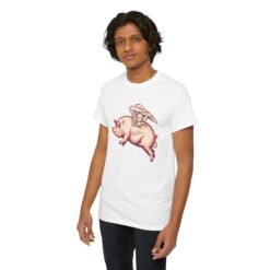 Flying Pig - Unisex T-Shirt – Because Anything’s Possible - Image 12