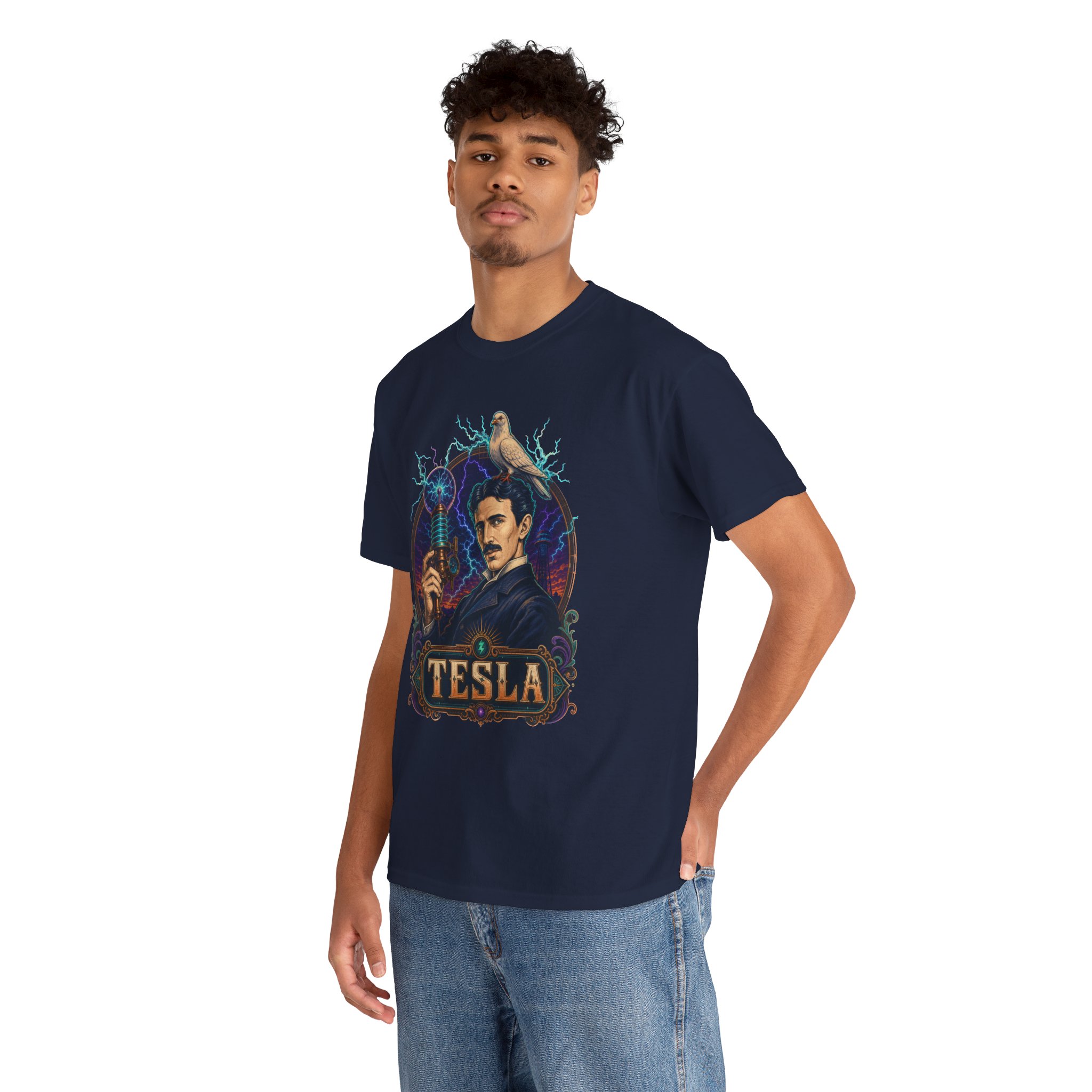 Tesla Strikes Again - Unisex T-Shirt – Science, Sass & Static - Image 5