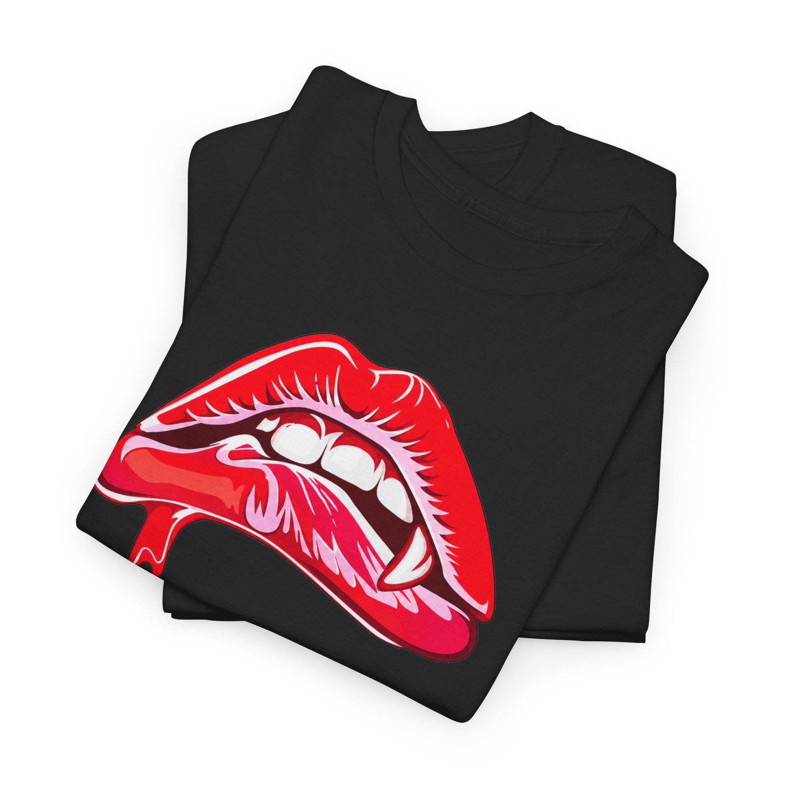 Vampire Lip Bite - Unisex T-Shirt – Sink Into Style - Image 3