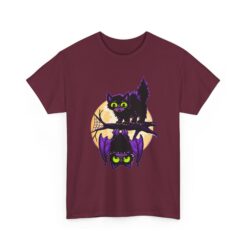 Spooky and Sweet Halloween Scene - Unisex T-Shirt - Image 12