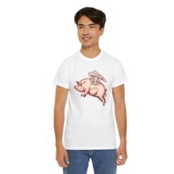 Flying Pig - Unisex T-Shirt – Because Anything’s Possible - Image 13