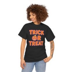 Trick Or Treat - Unisex T-Shirt – Classic Halloween Vibes - Image 5