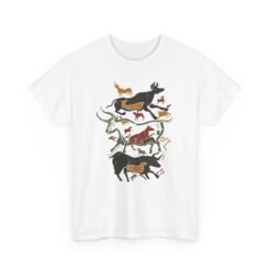 Cave Art Bulls - Unisex T-Shirt – Ancient Style, Modern Vibes - Image 11