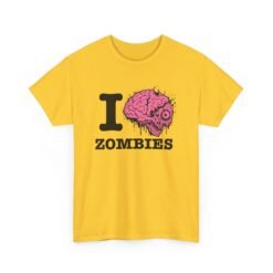 I Love Zombies - Unisex T-Shirt – Brains Are the Way to the Heart - Image 14
