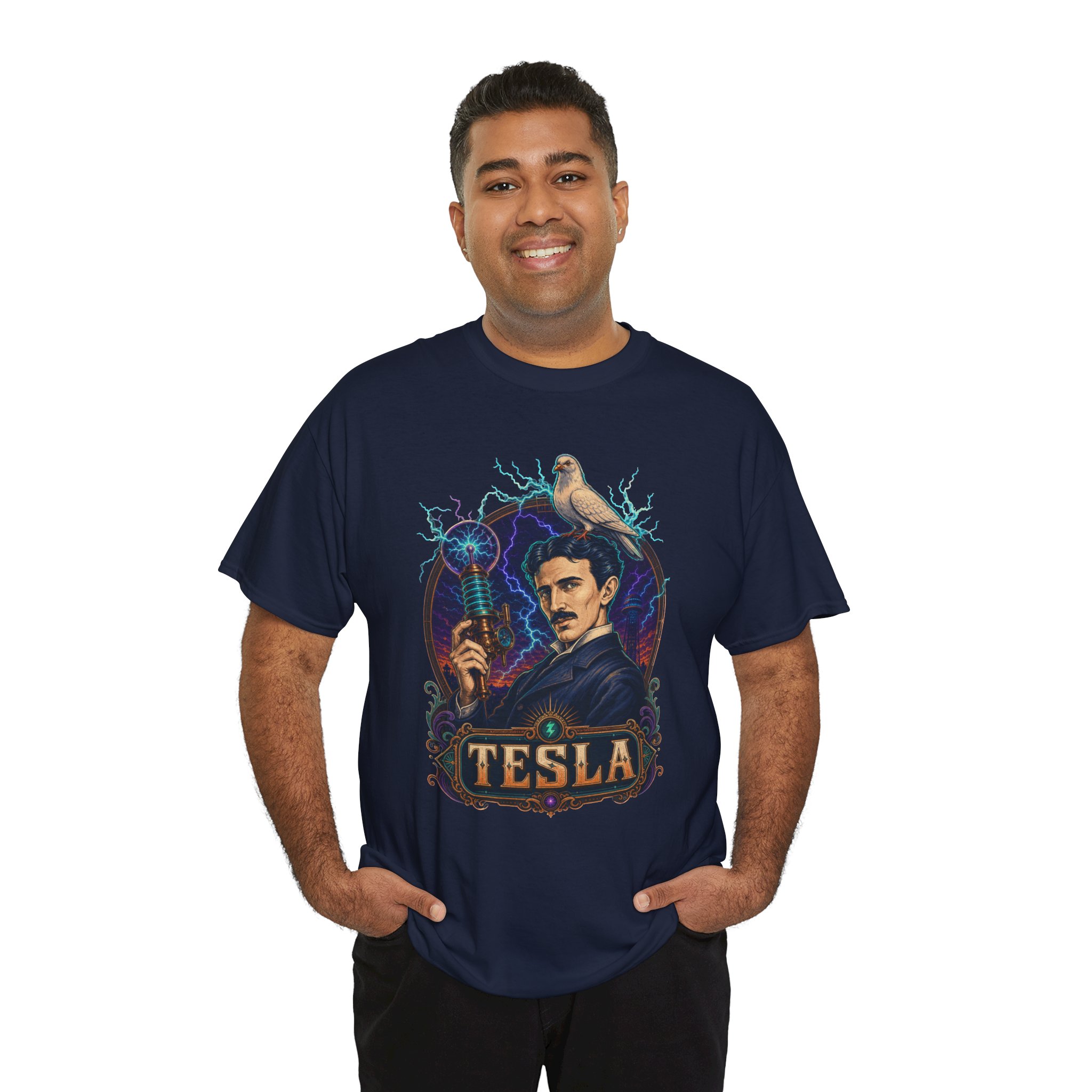 Tesla Strikes Again - Unisex T-Shirt – Science, Sass & Static - Image 6