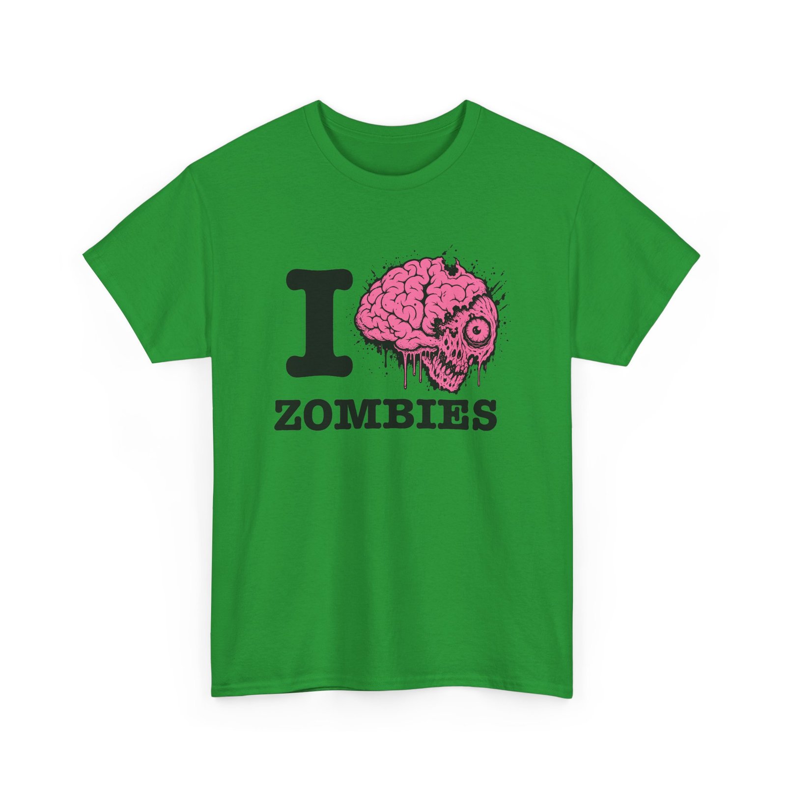 I Love Zombies - Unisex T-Shirt – Brains Are the Way to the Heart - Image 15