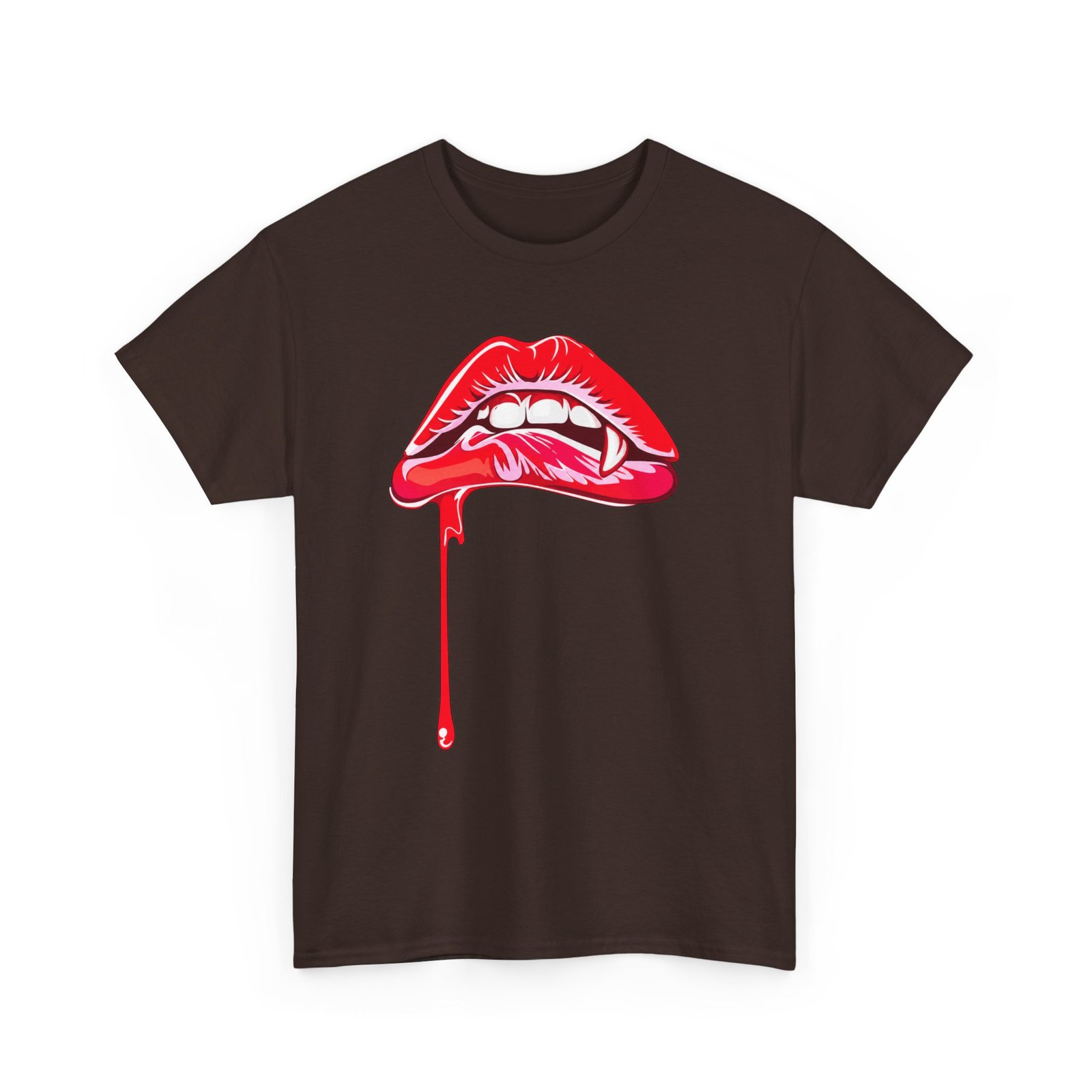 Vampire Lip Bite - Unisex T-Shirt – Sink Into Style - Image 13