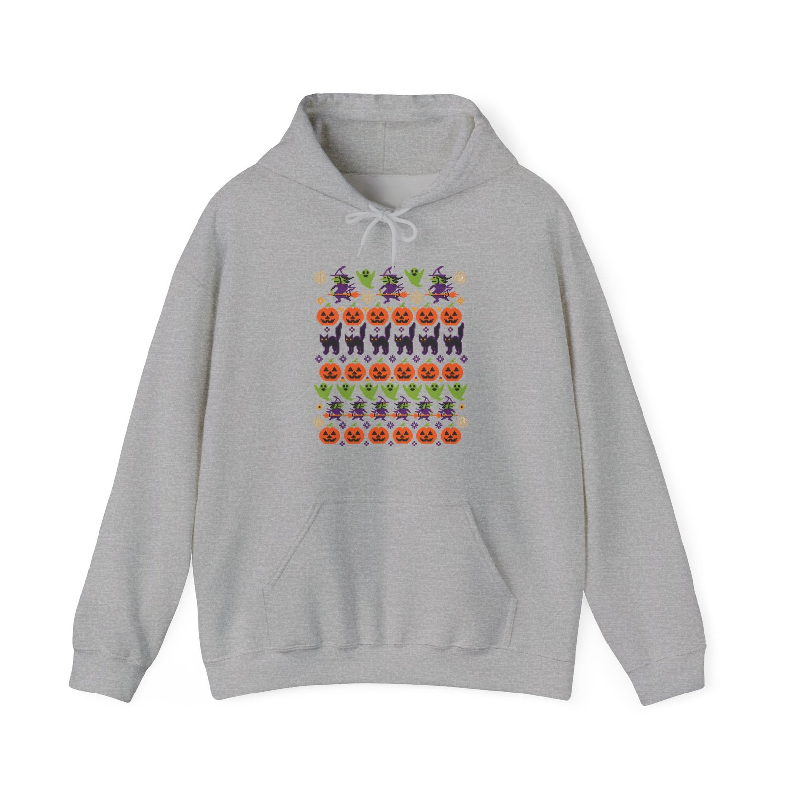 Halloween Ugly Sweater – Unisex Hoodie – Cozy, Creepy & Frightfully Festive - Image 12