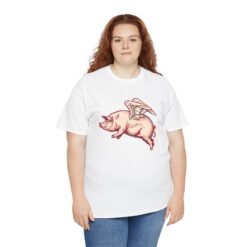 Flying Pig - Unisex T-Shirt – Because Anything’s Possible - Image 10
