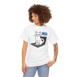 Cat Sits On Laptop – Unisex T-Shirt – Your Laptop Has a New Owner - Image 5
