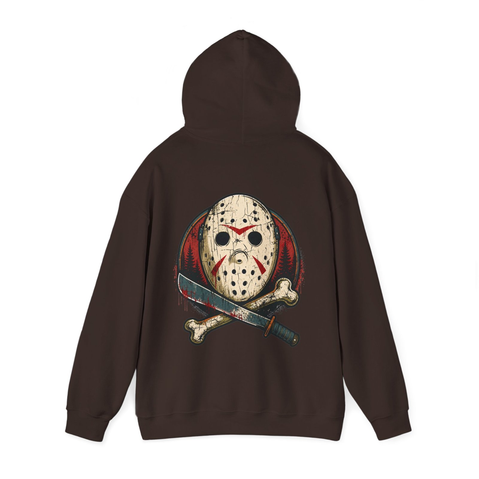 Camp Slasher - Unisex Hoodie – Jason’s Jolly Roger Edition - Image 10