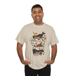 Cave Art Bulls - Unisex T-Shirt – Ancient Style, Modern Vibes - Image 6