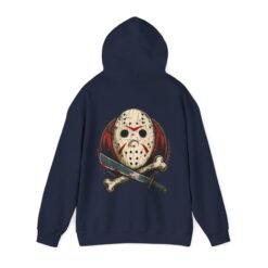 Camp Slasher - Unisex Hoodie – Jason’s Jolly Roger Edition - Image 13
