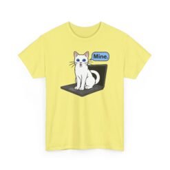 Cat Sits On Laptop – Unisex T-Shirt – Your Laptop Has a New Owner - Image 20