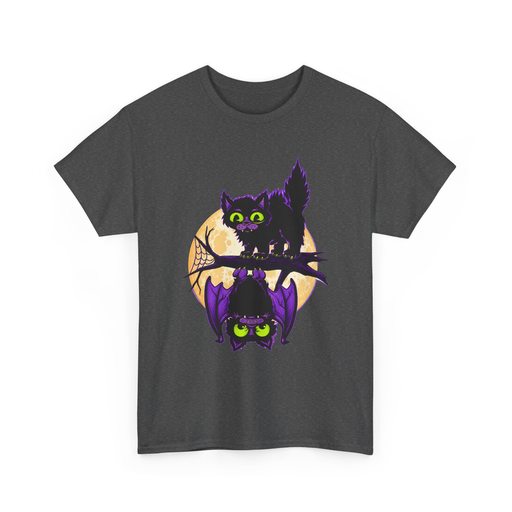 Spooky and Sweet Halloween Scene - Unisex T-Shirt - Image 15