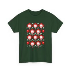 Scary Clown Halloween Christmas – Unisex T-Shirt – From Spooky Season to Scary Christmas - Image 20