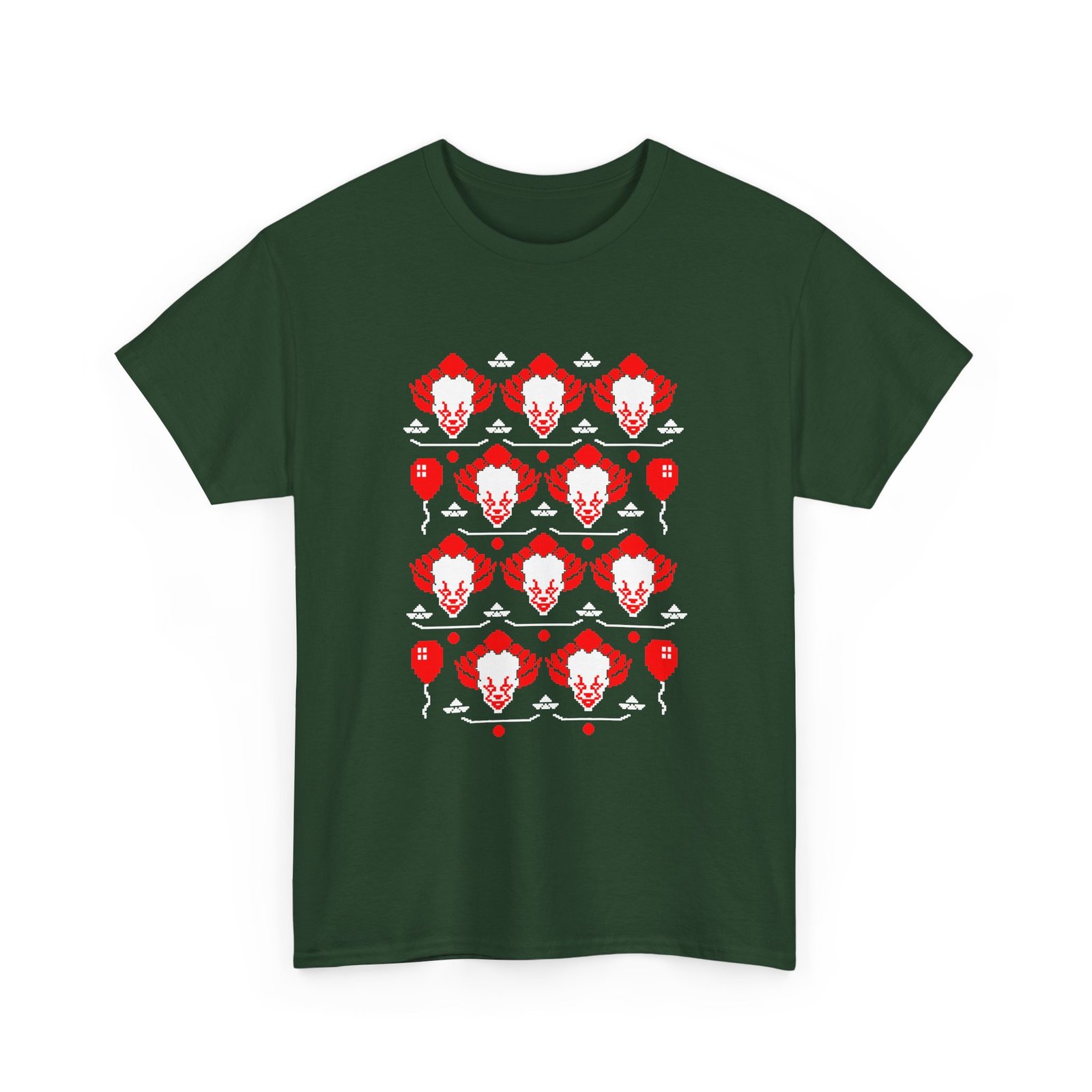 Scary Clown Halloween Christmas – Unisex T-Shirt – From Spooky Season to Scary Christmas - Image 20