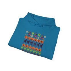 Halloween Ugly Sweater – Unisex Hoodie – Cozy, Creepy & Frightfully Festive - Image 25
