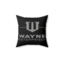 Wayne Enterprises - Faux Suede Throw Pillow – Executive Style from Gotham City - Image 3