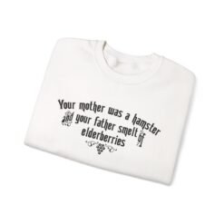 Your Mother Was a Hamster - Unisex Sweatshirt – Medieval Insults Never Felt So Cozy - Image 3