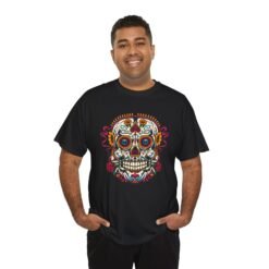 Ace of Spades Sugar Skull - Unisex T-Shirt – Bold & Badass - Image 6