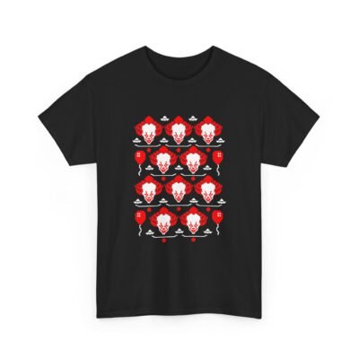 Scary Clown Halloween Christmas – Unisex T-Shirt – From Spooky Season to Scary Christmas