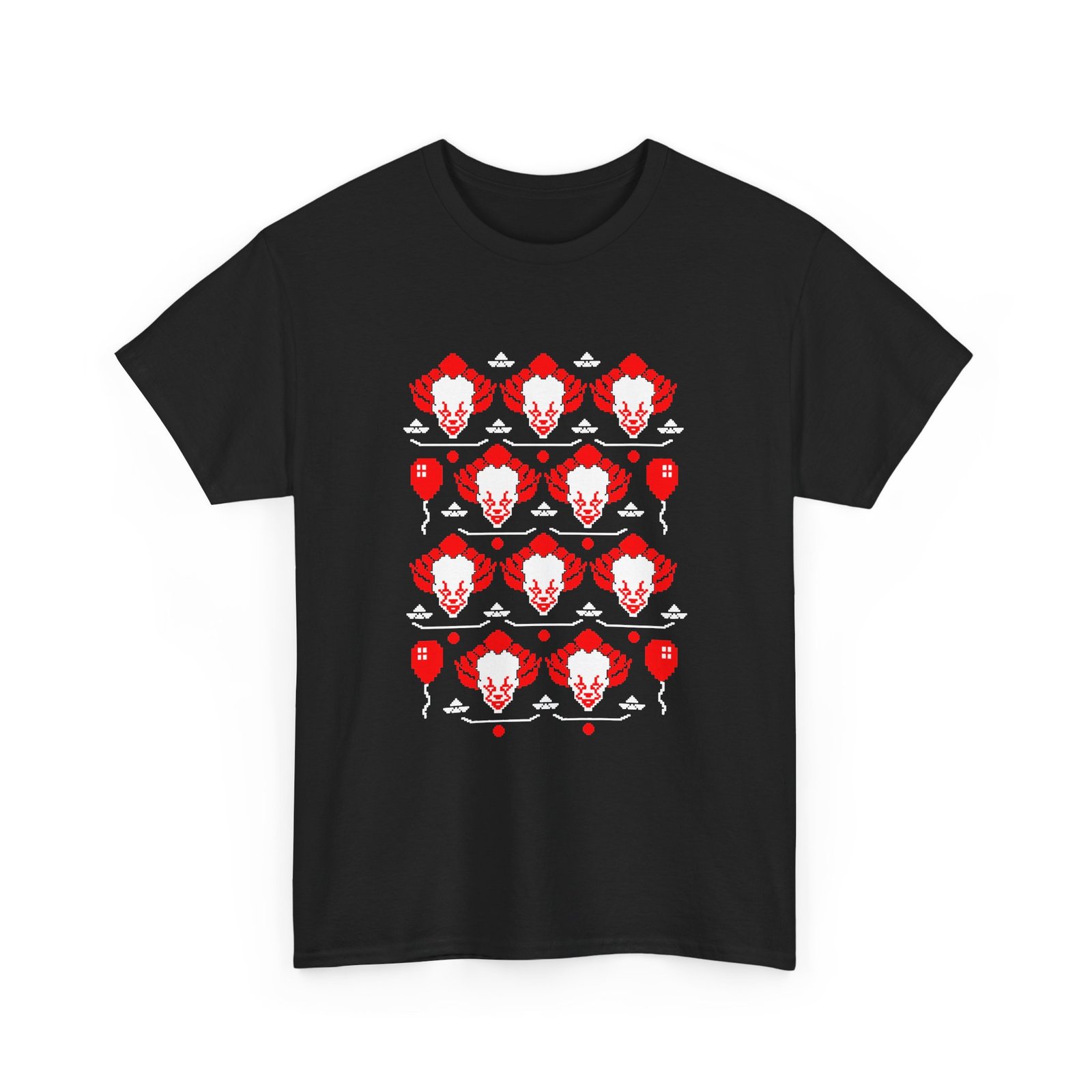 Scary Clown Halloween Christmas – Unisex T-Shirt – From Spooky Season to Scary Christmas