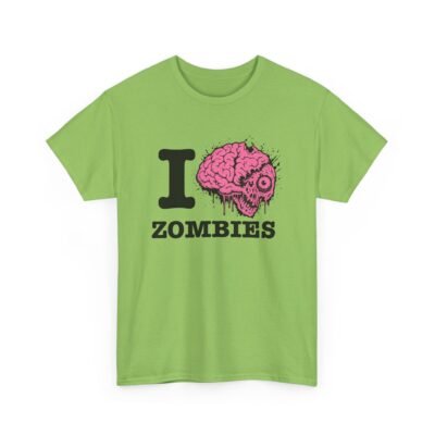 I Love Zombies - Unisex T-Shirt – Brains Are the Way to the Heart