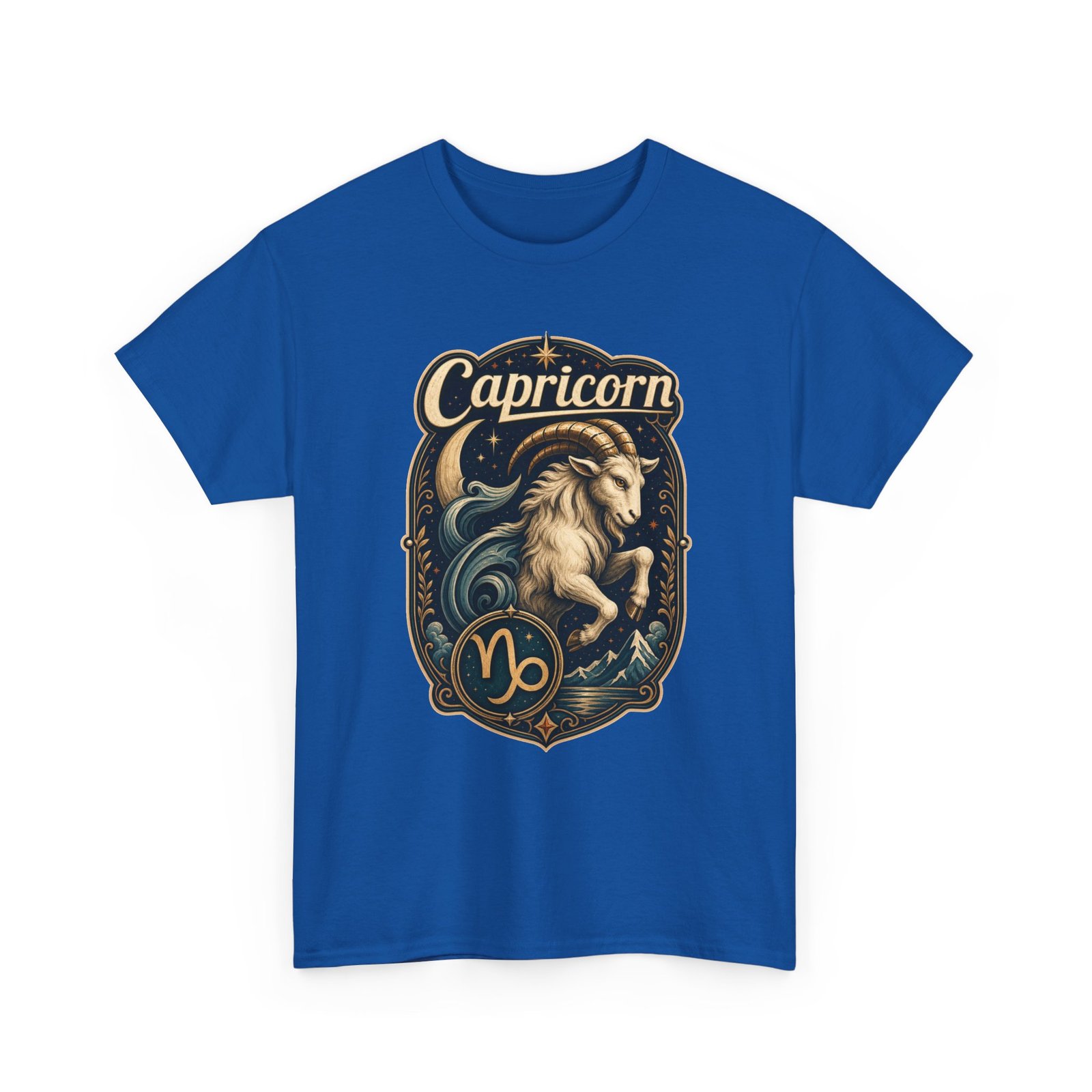 Capricorn Zodiac - Unisex T-Shirt – Sea-Goat, Astrology and Earth Sign - Image 17