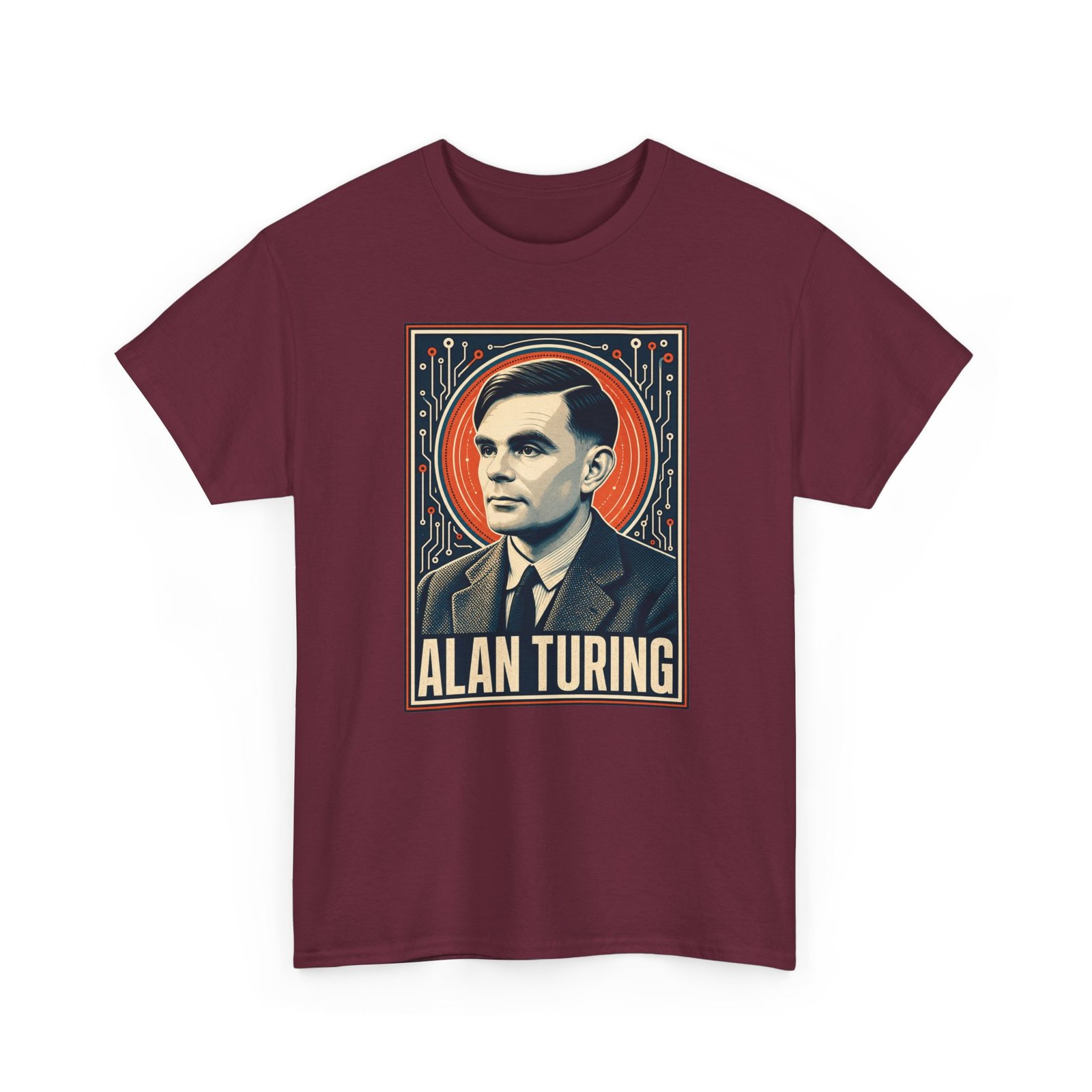Alan Turing – Unisex T-Shirt – Codebreaker, Mathematician, Computing Pioneer - Image 12