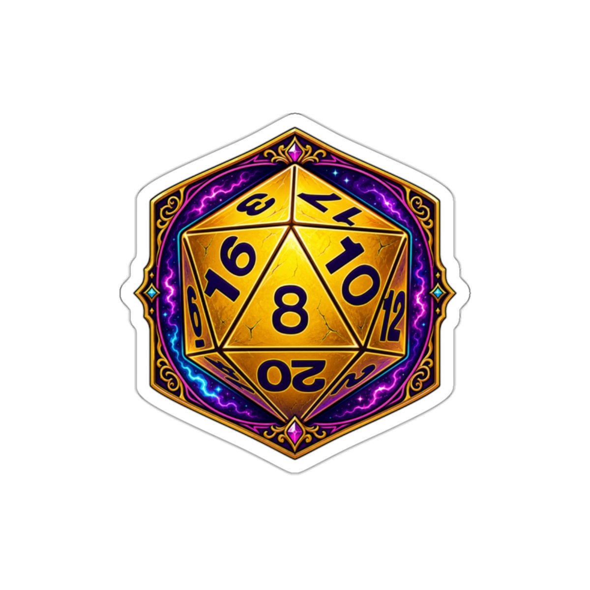 20-Sided Dice – Outdoor Sticker – Roll for Adventure - Image 4