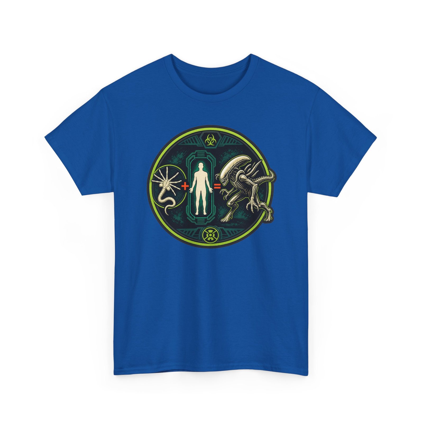 Alien Math – Unisex T-Shirt – Facehugger + Human = Xenomorph - Image 16