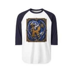 House of Eagle – Unisex Raglan T-Shirt – Wizarding School Style for Clever Competitors - Image 4