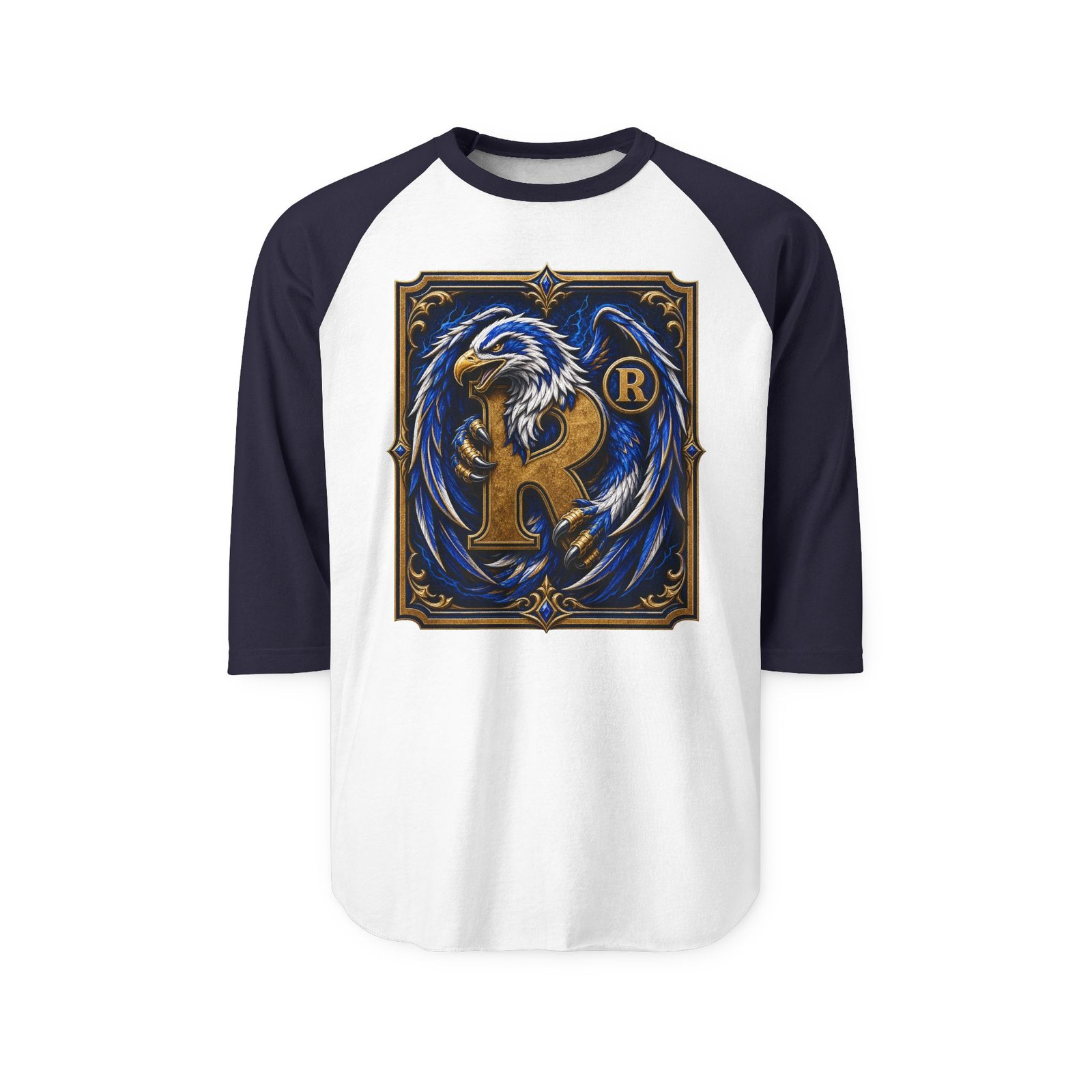 House of Eagle – Unisex Raglan T-Shirt – Wizarding School Style for Clever Competitors - Image 4