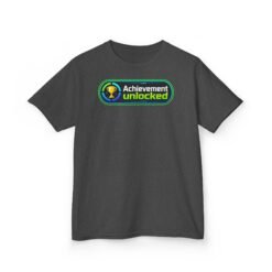 Achievement Unlocked – Kids T-Shirt – Junior Gamer Level Up - Image 5