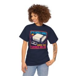 It’s Been a While Since You Turned Me On – Unisex T-Shirt – Retro Gamer Humor - Image 5