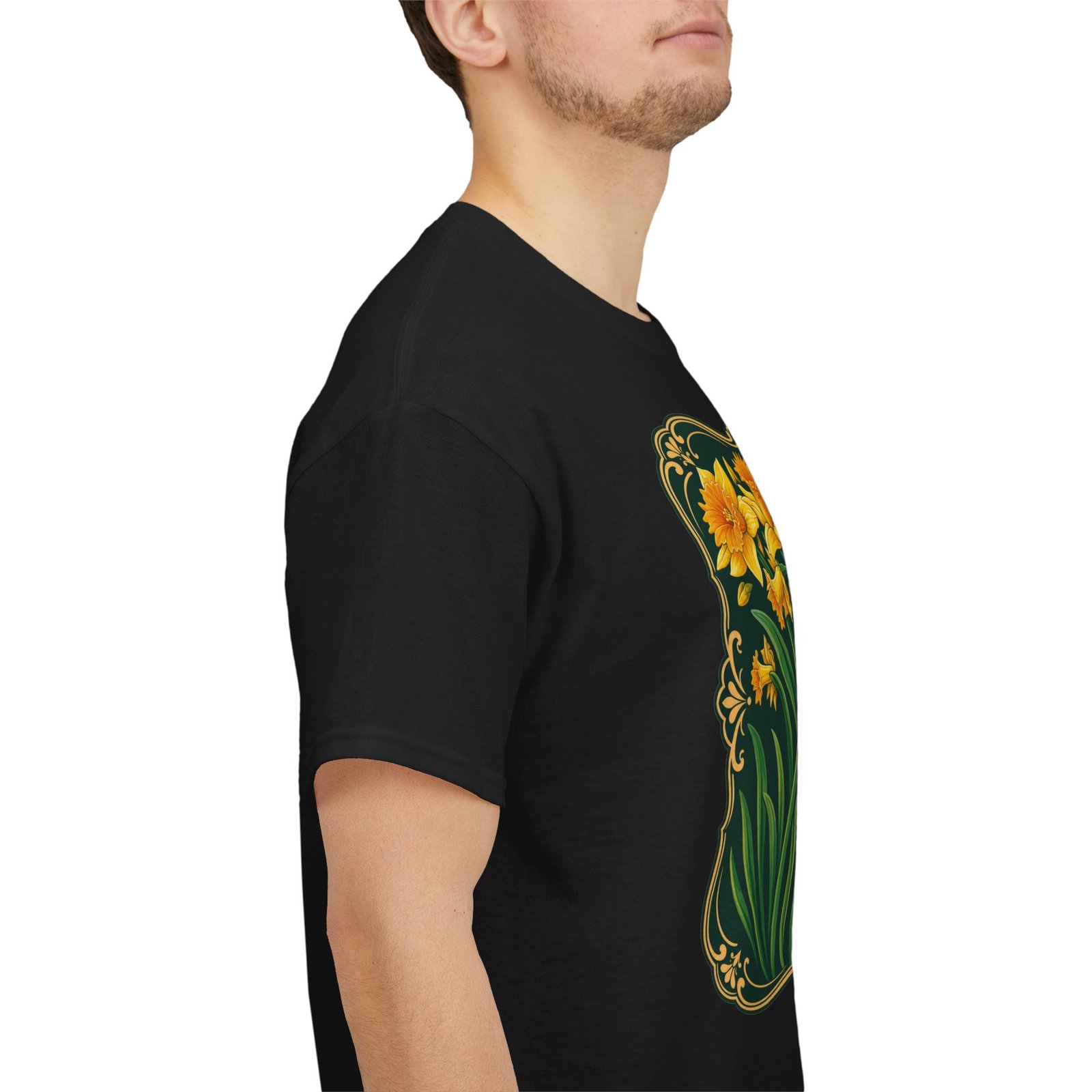 Daffodils – Unisex T-Shirt – Bloom with Bright Energy - Image 15