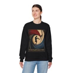 Licensed to Walk Silly - Unisex Sweatshirt – Monty Python Ministry of Silly Walks 007 Mashup - Image 5