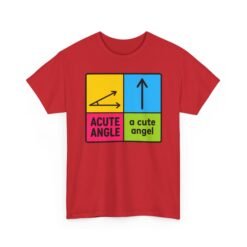 Acute Angle / A Cute Angel – Unisex T-Shirt – Geometry Has Never Been This Adorable - Image 17