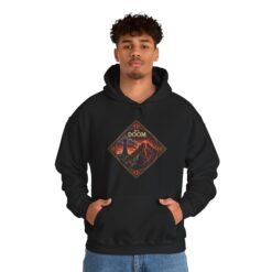 Mount Doom and Eye of Sauron – Unisex Hoodie – Welcome to Mordor - Image 6