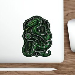 Alternative view of House of Snake – Outdoor Sticker – Wizarding School Ambition That Sticks
