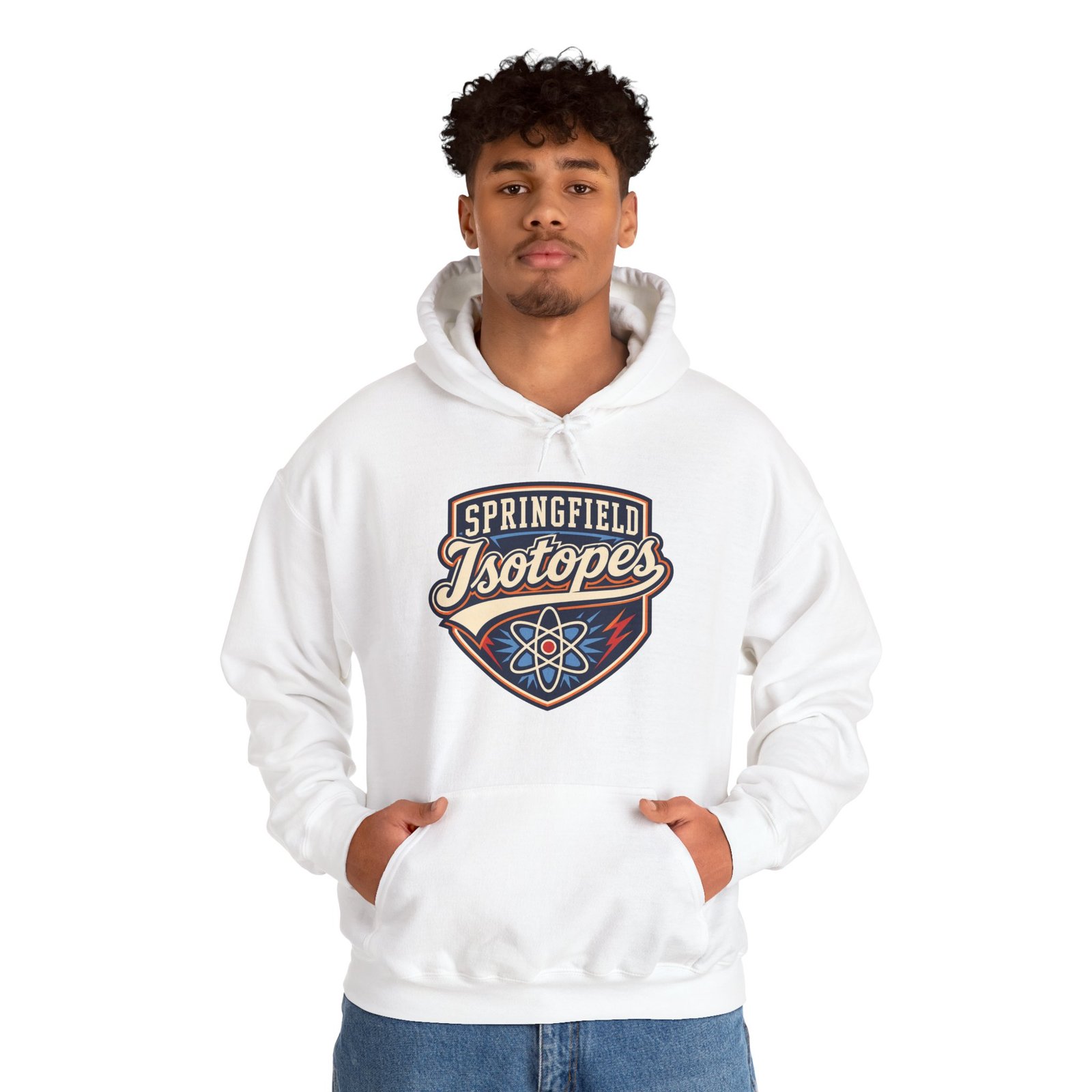 Springfield Isotopes – Unisex Hoodie – Cartoon Team, Real Fan Energy - Image 6