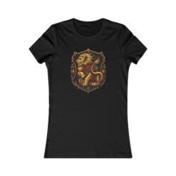 House of Lion – Women’s T-Shirt – Bold Heart, Wizarding School Courage - Image 10