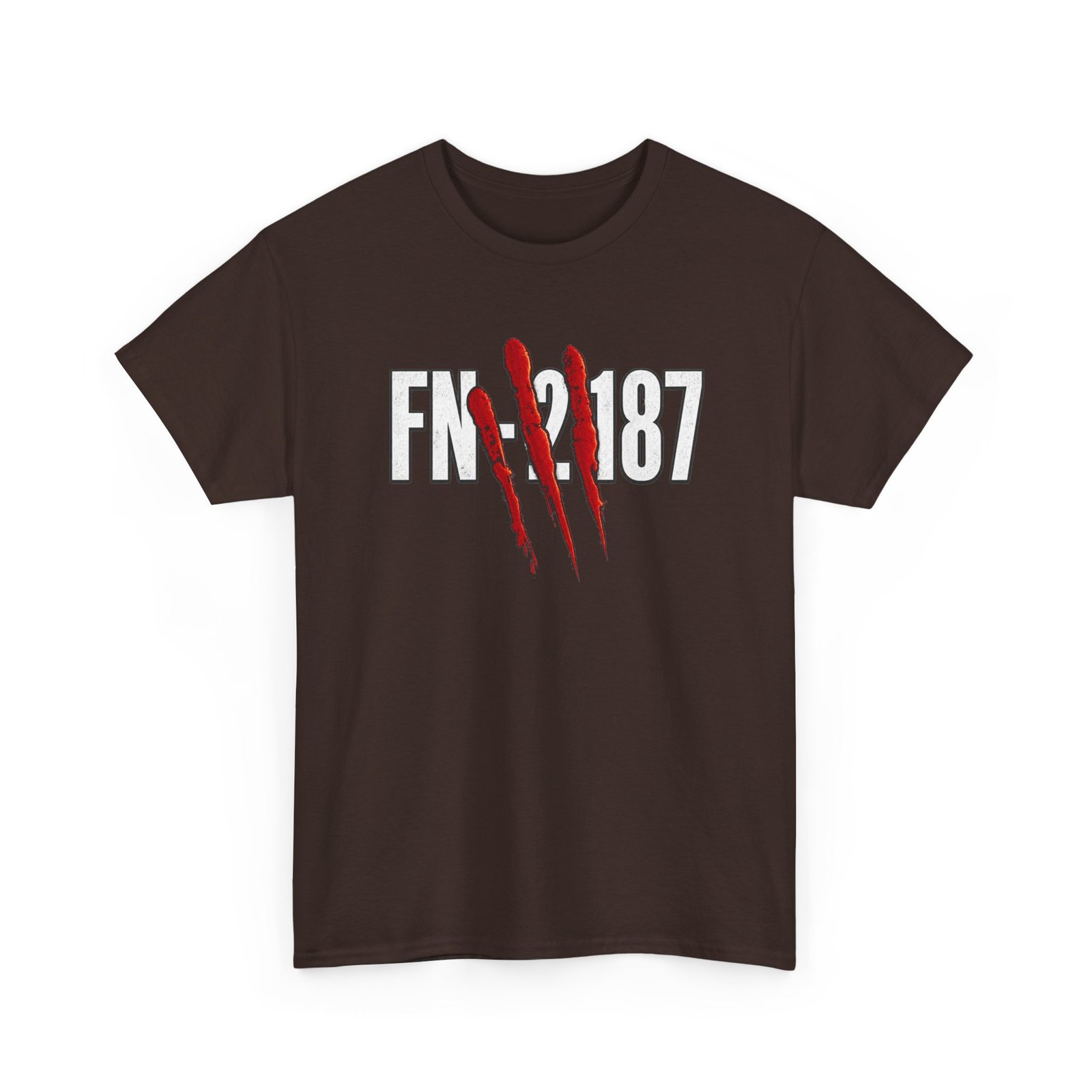 FN-2187 Red Handprint - Unisex T-Shirt – Battle-Worn Sci-Fi Number - Image 20