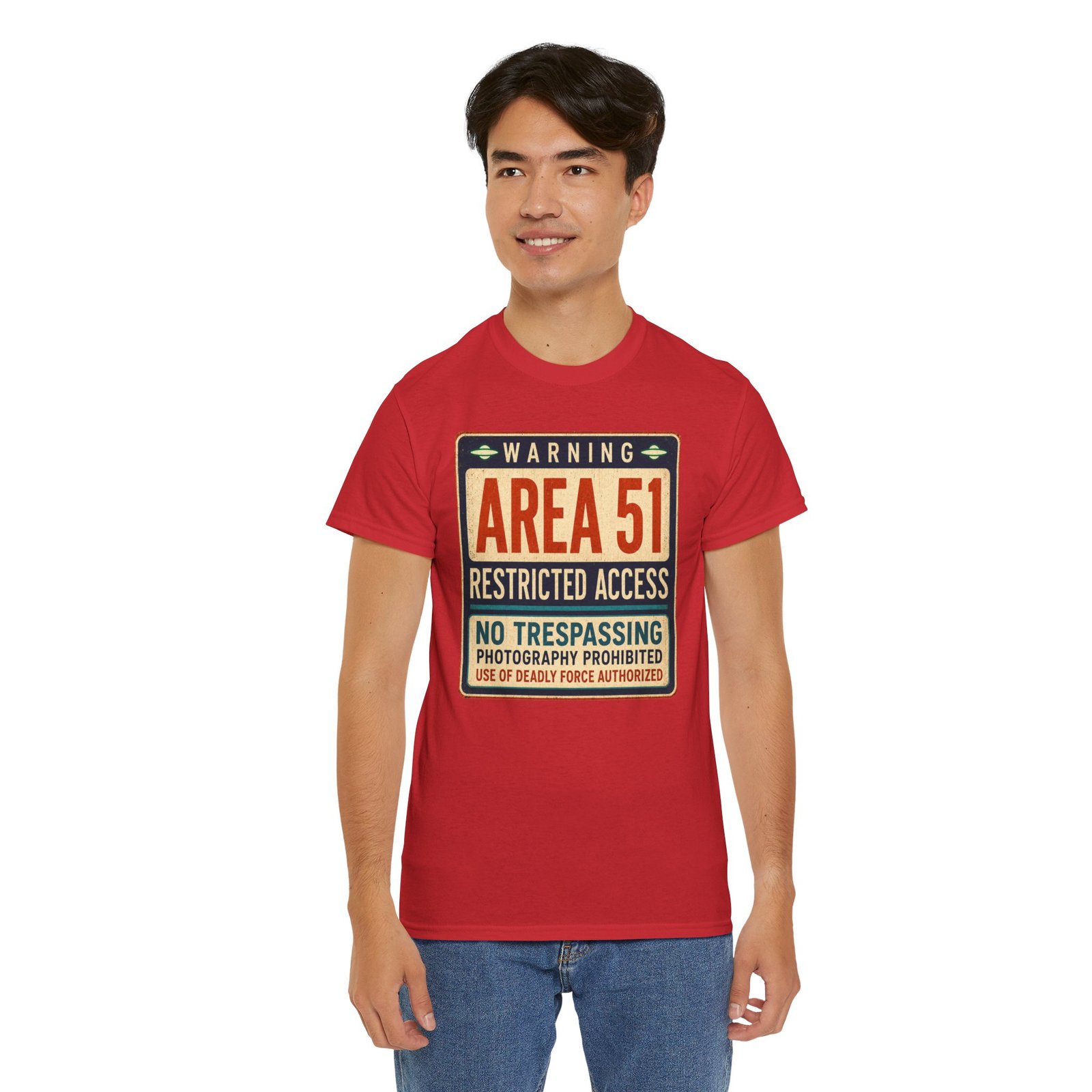 Area 51 Restricted Access - Unisex T-Shirt – Keep Out - Image 7
